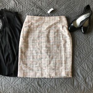 Banana Republic Outlet Tweed Pencil Skirt